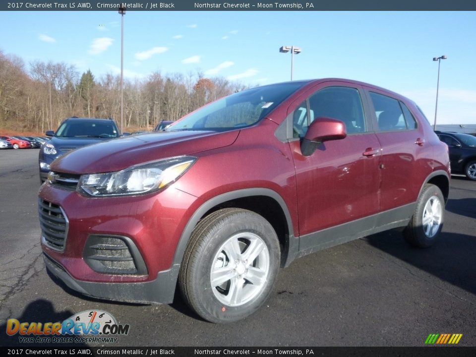 2017 Chevrolet Trax LS AWD Crimson Metallic / Jet Black Photo #1