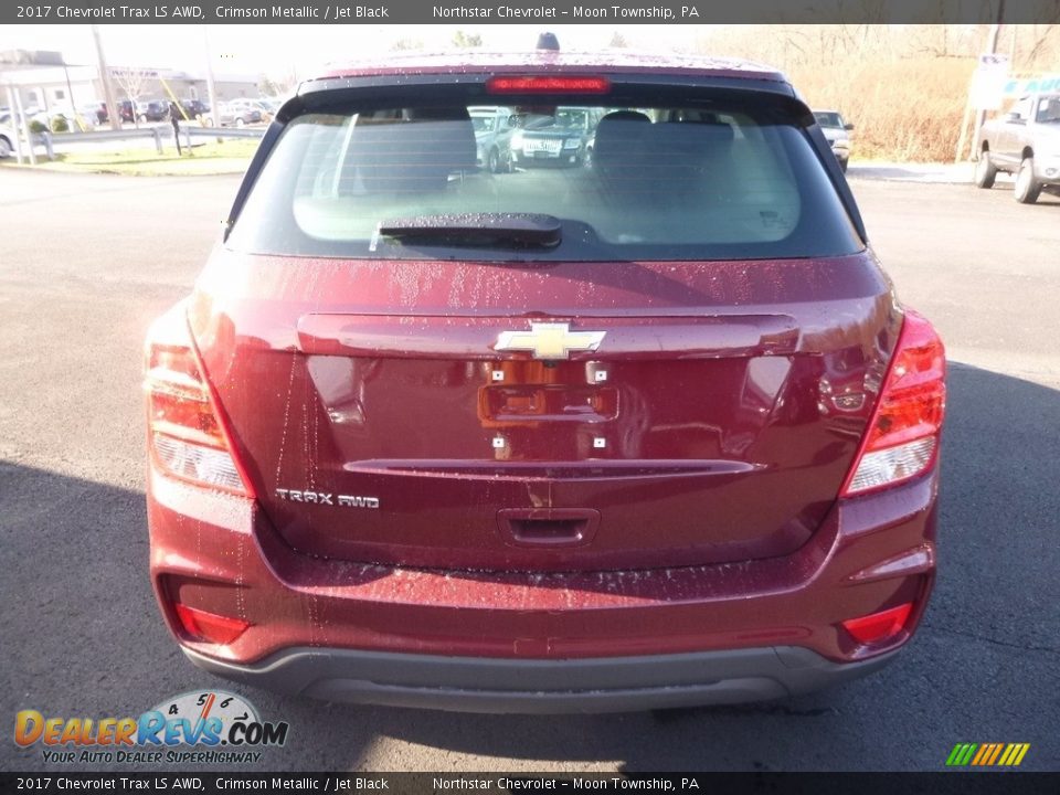2017 Chevrolet Trax LS AWD Crimson Metallic / Jet Black Photo #6