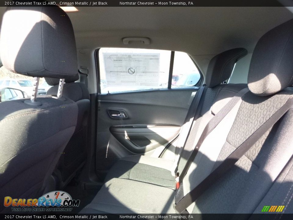 2017 Chevrolet Trax LS AWD Crimson Metallic / Jet Black Photo #12