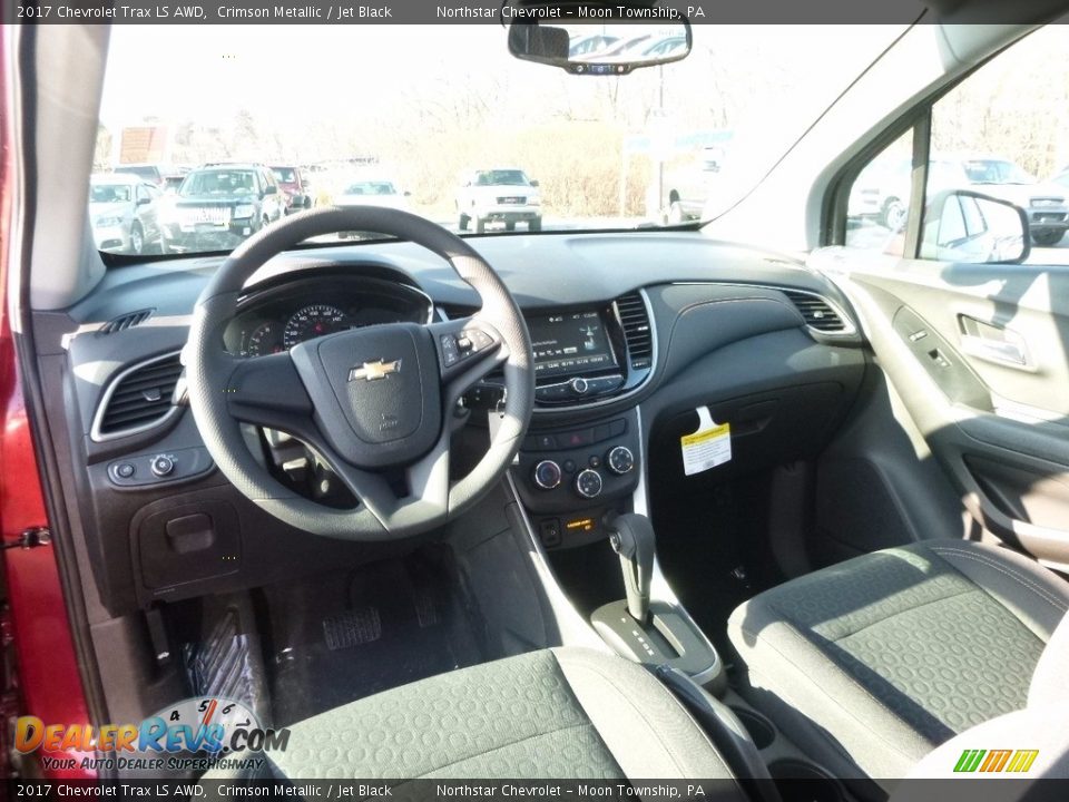 2017 Chevrolet Trax LS AWD Crimson Metallic / Jet Black Photo #13