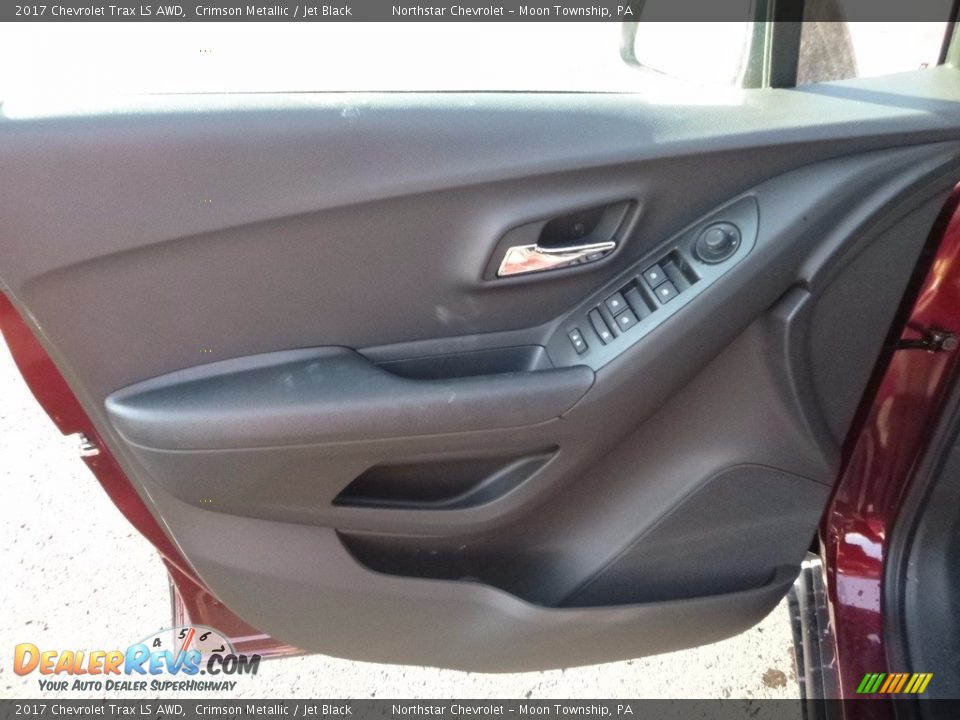 2017 Chevrolet Trax LS AWD Crimson Metallic / Jet Black Photo #14