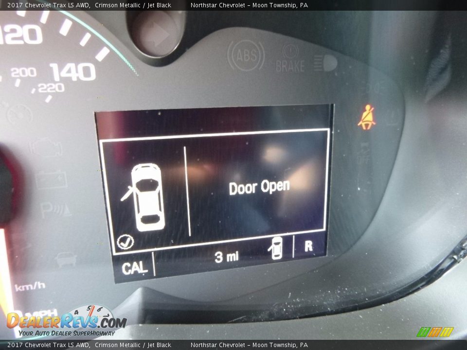 2017 Chevrolet Trax LS AWD Crimson Metallic / Jet Black Photo #20