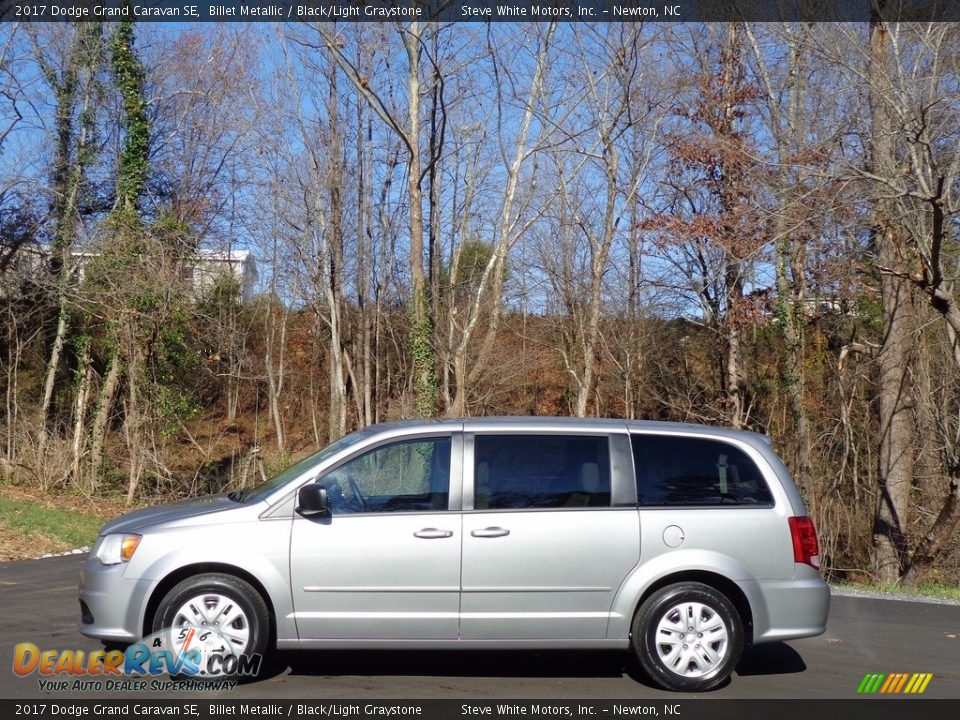 2017 Dodge Grand Caravan SE Billet Metallic / Black/Light Graystone Photo #1