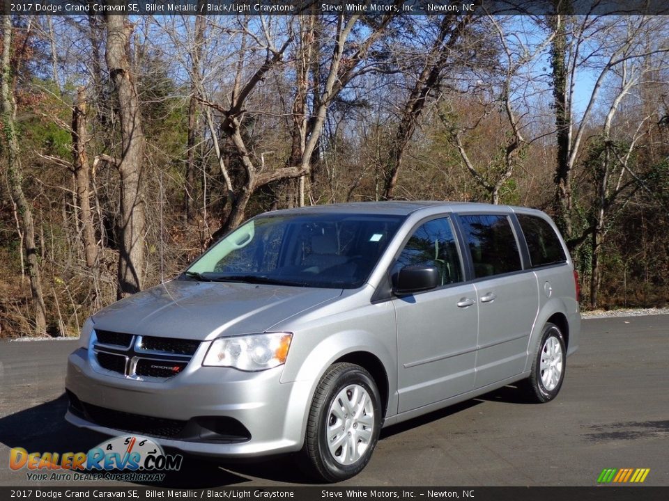 2017 Dodge Grand Caravan SE Billet Metallic / Black/Light Graystone Photo #2