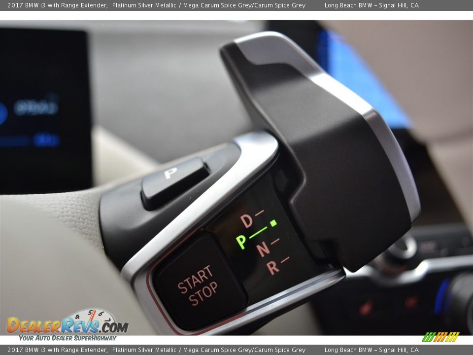 2017 BMW i3 with Range Extender Platinum Silver Metallic / Mega Carum Spice Grey/Carum Spice Grey Photo #11