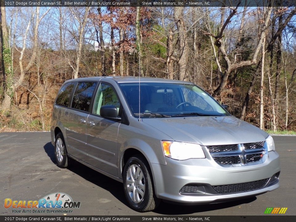 2017 Dodge Grand Caravan SE Billet Metallic / Black/Light Graystone Photo #4