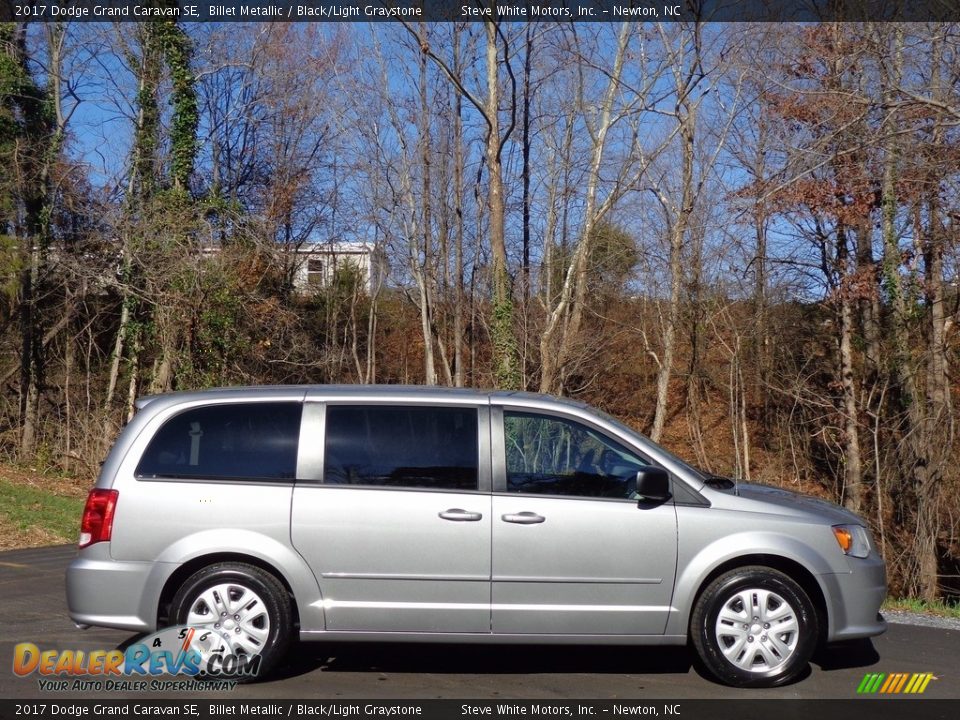 2017 Dodge Grand Caravan SE Billet Metallic / Black/Light Graystone Photo #5