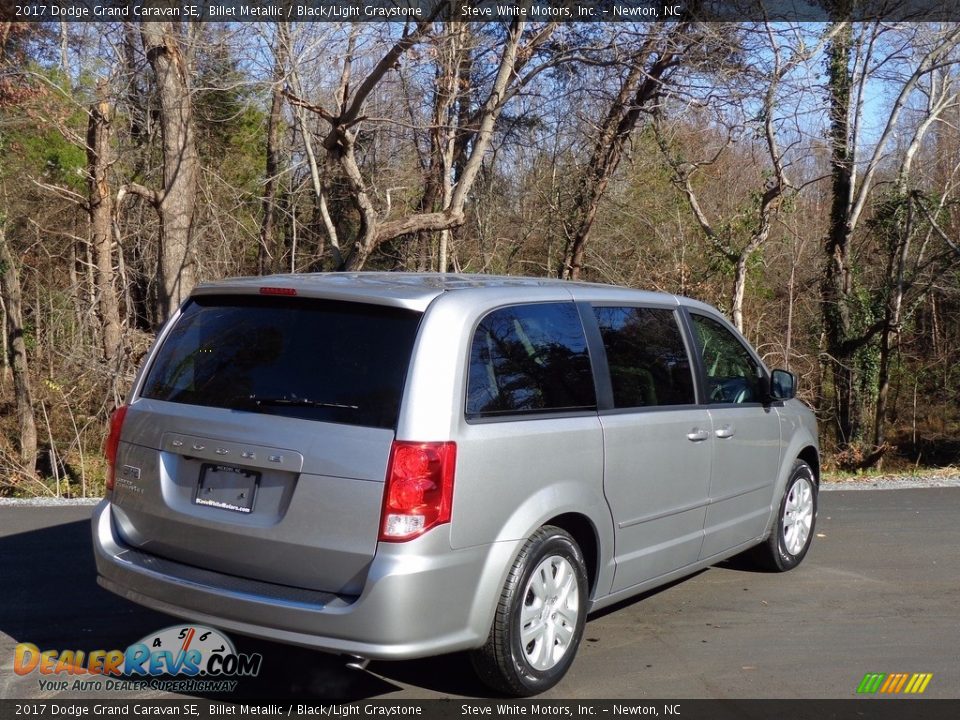2017 Dodge Grand Caravan SE Billet Metallic / Black/Light Graystone Photo #6