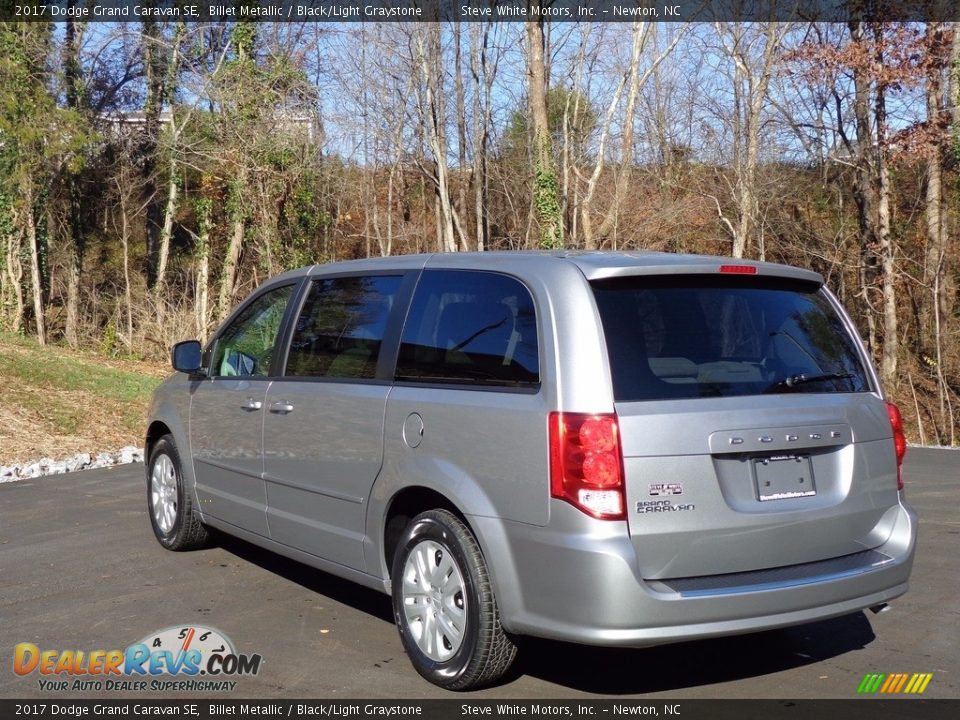 2017 Dodge Grand Caravan SE Billet Metallic / Black/Light Graystone Photo #8