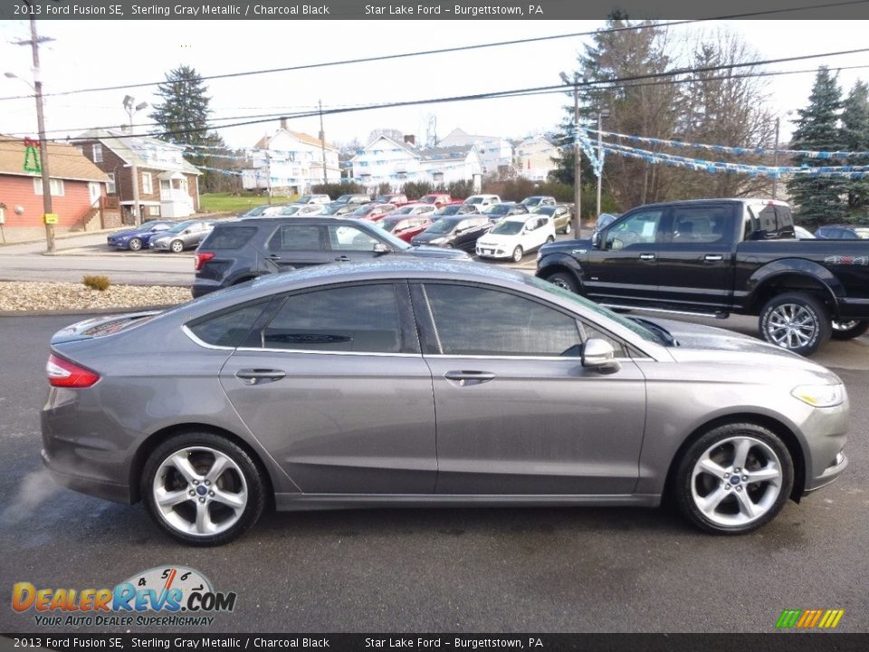 2013 Ford Fusion SE Sterling Gray Metallic / Charcoal Black Photo #4