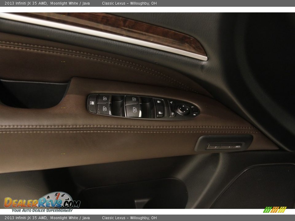 2013 Infiniti JX 35 AWD Moonlight White / Java Photo #5