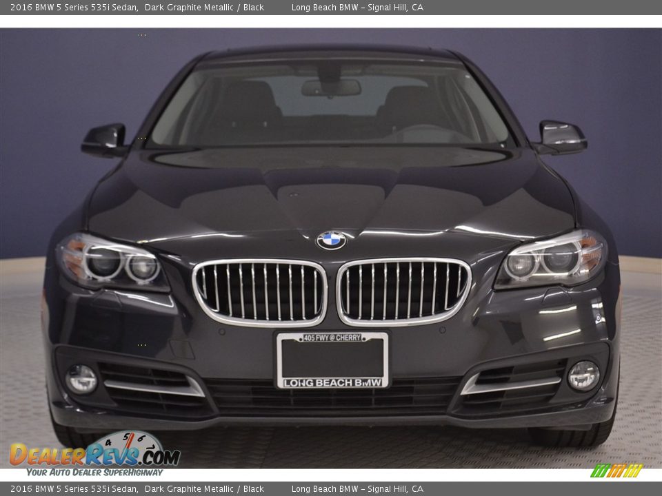 2016 BMW 5 Series 535i Sedan Dark Graphite Metallic / Black Photo #2