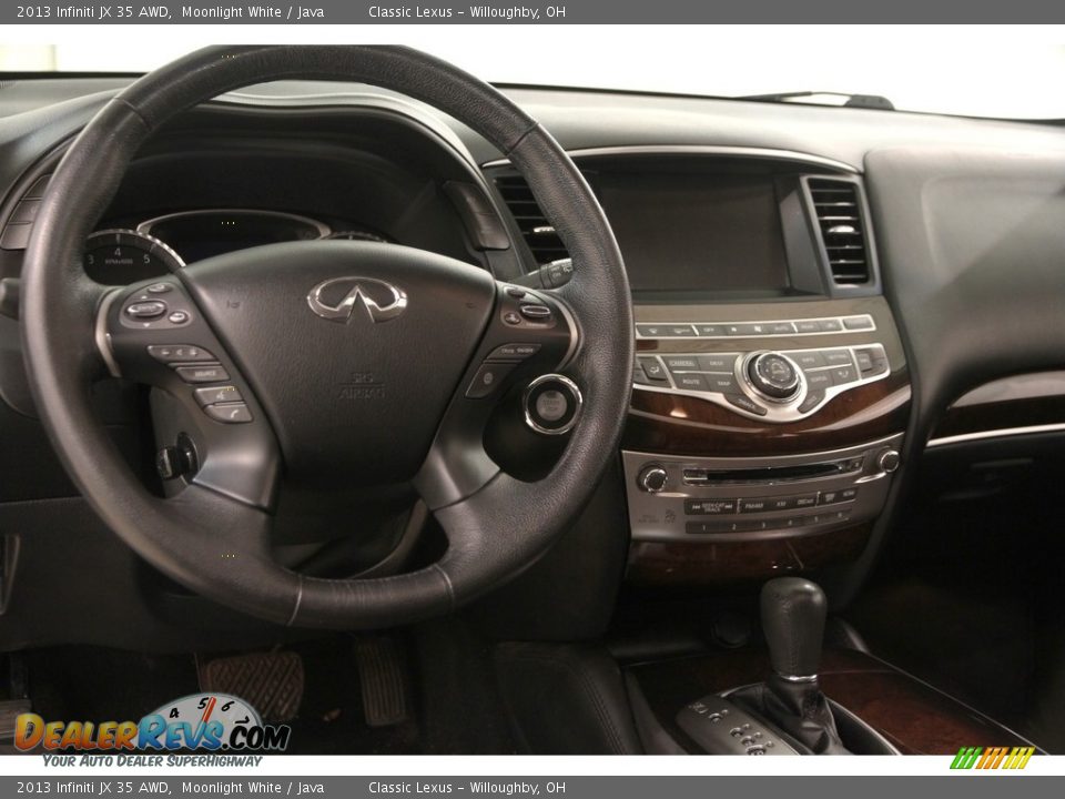 2013 Infiniti JX 35 AWD Moonlight White / Java Photo #8