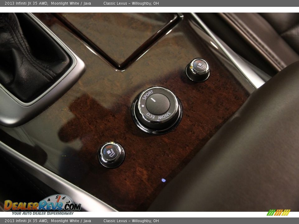 2013 Infiniti JX 35 AWD Moonlight White / Java Photo #19