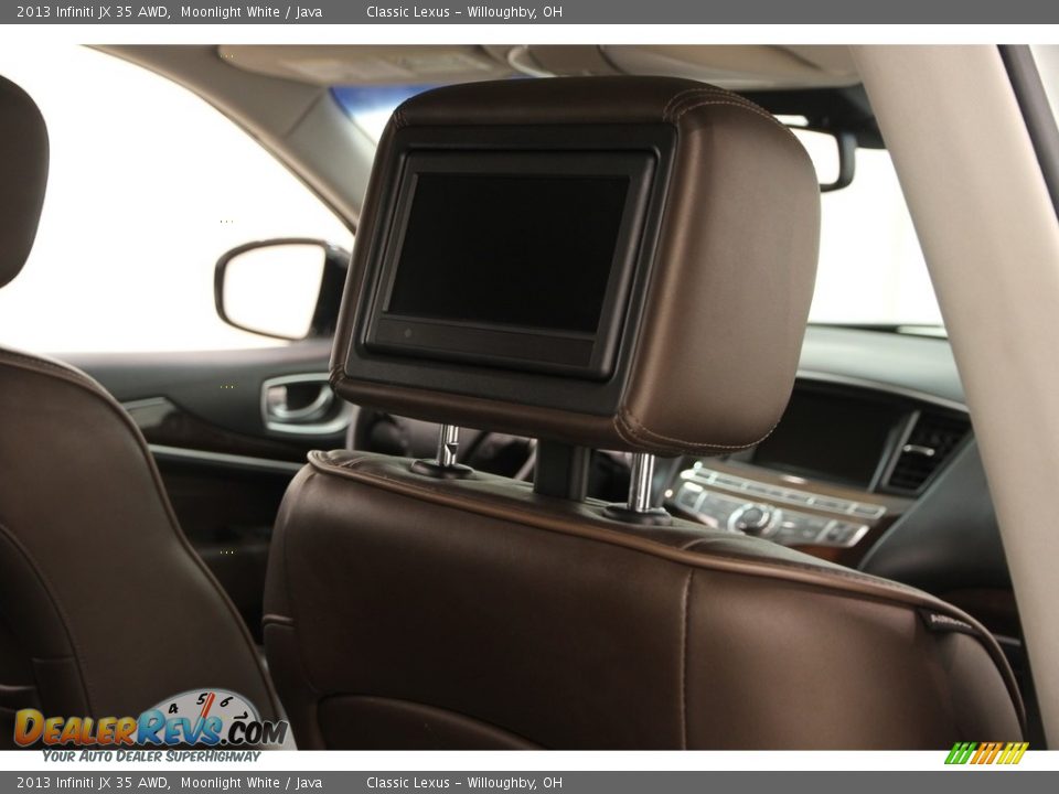 2013 Infiniti JX 35 AWD Moonlight White / Java Photo #22