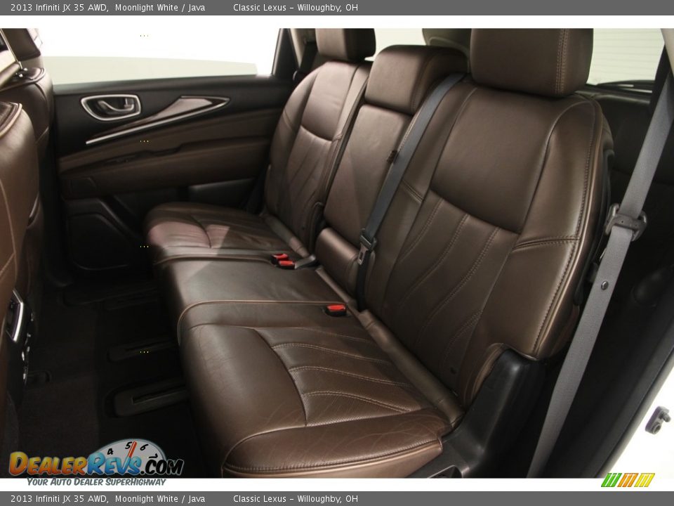 2013 Infiniti JX 35 AWD Moonlight White / Java Photo #23