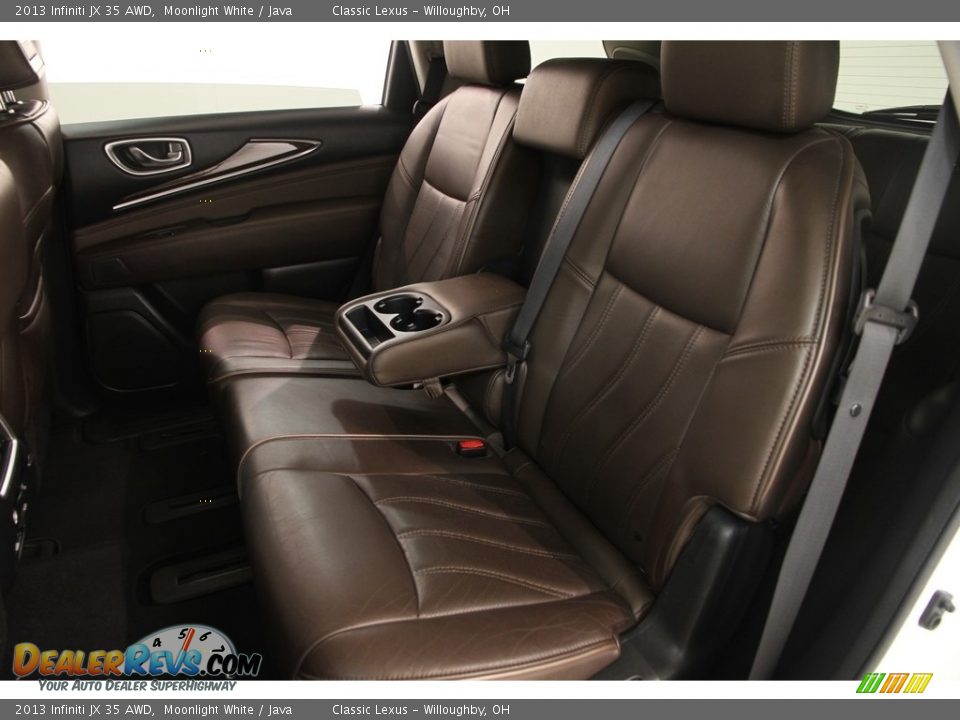 2013 Infiniti JX 35 AWD Moonlight White / Java Photo #24