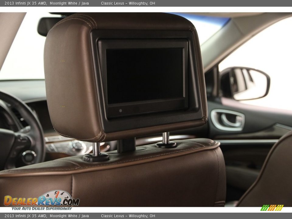 2013 Infiniti JX 35 AWD Moonlight White / Java Photo #25