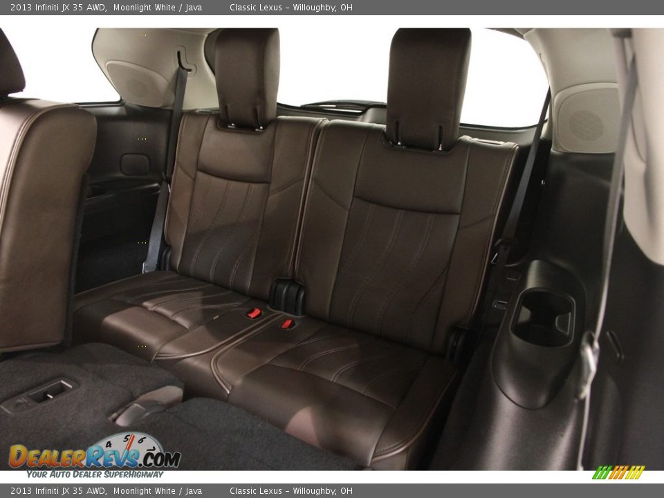 2013 Infiniti JX 35 AWD Moonlight White / Java Photo #26