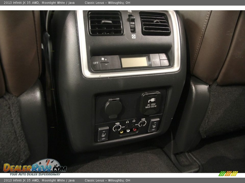 2013 Infiniti JX 35 AWD Moonlight White / Java Photo #27