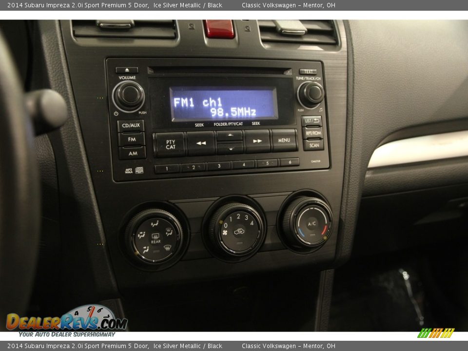 2014 Subaru Impreza 2.0i Sport Premium 5 Door Ice Silver Metallic / Black Photo #9