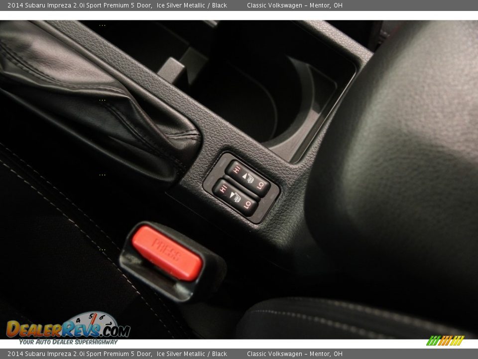 2014 Subaru Impreza 2.0i Sport Premium 5 Door Ice Silver Metallic / Black Photo #12