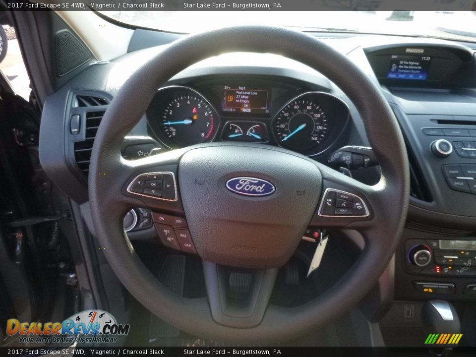 2017 Ford Escape SE 4WD Magnetic / Charcoal Black Photo #16