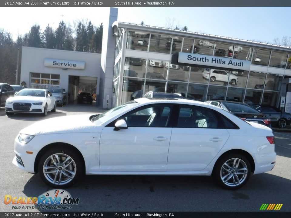 2017 Audi A4 2.0T Premium quattro Ibis White / Black Photo #2