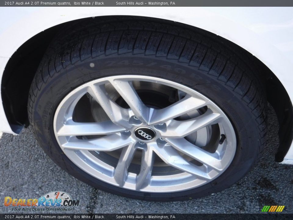 2017 Audi A4 2.0T Premium quattro Ibis White / Black Photo #6
