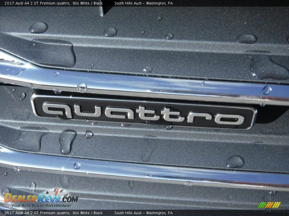 2017 Audi A4 2.0T Premium quattro Ibis White / Black Photo #7