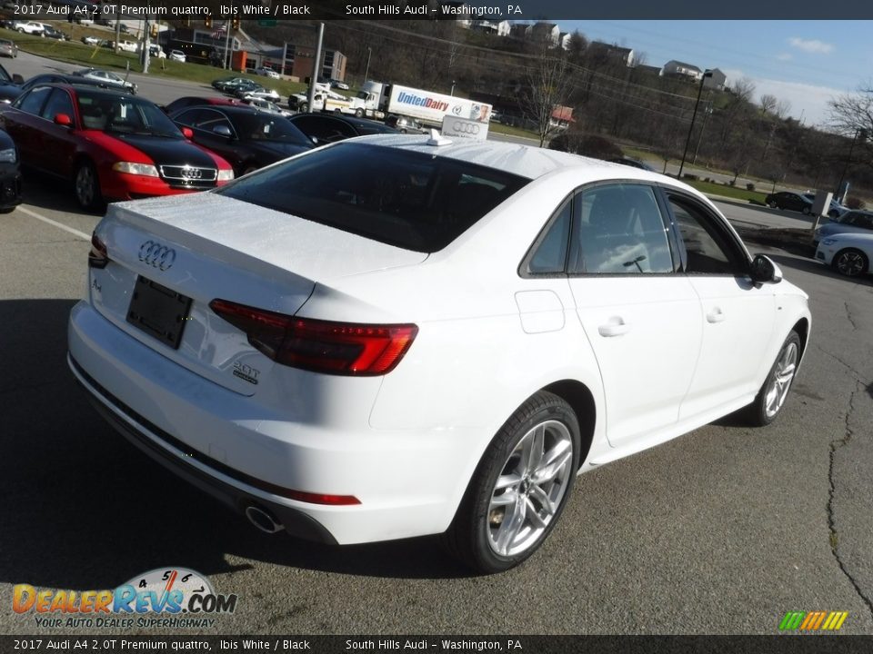 2017 Audi A4 2.0T Premium quattro Ibis White / Black Photo #14
