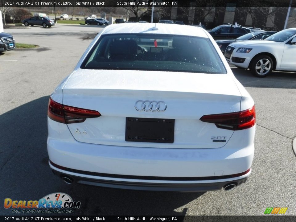 2017 Audi A4 2.0T Premium quattro Ibis White / Black Photo #16