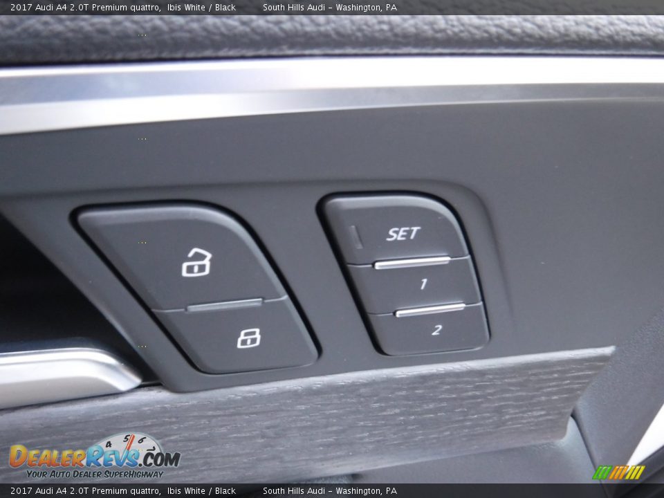 2017 Audi A4 2.0T Premium quattro Ibis White / Black Photo #21