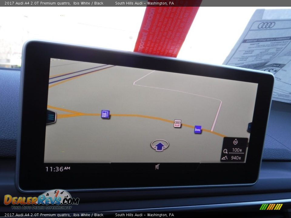 2017 Audi A4 2.0T Premium quattro Ibis White / Black Photo #25