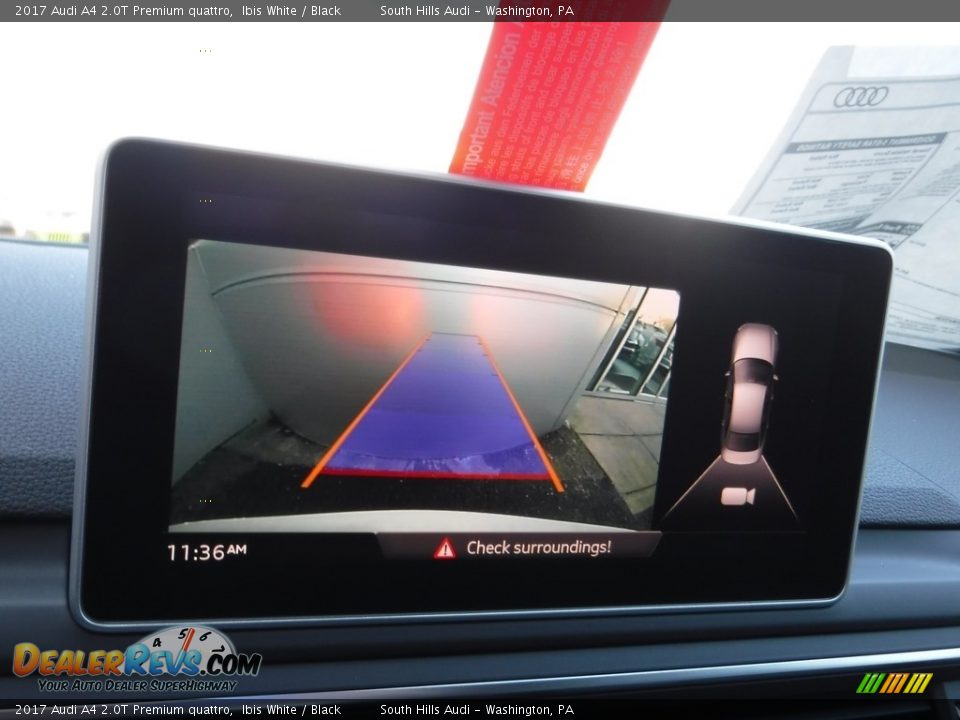 2017 Audi A4 2.0T Premium quattro Ibis White / Black Photo #26