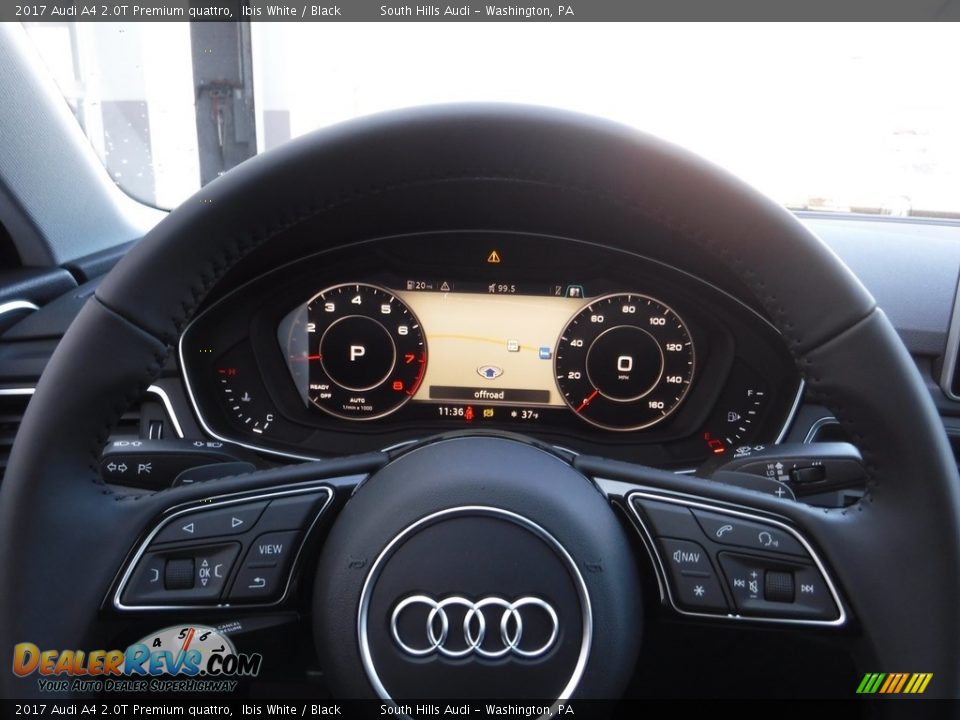 2017 Audi A4 2.0T Premium quattro Steering Wheel Photo #30