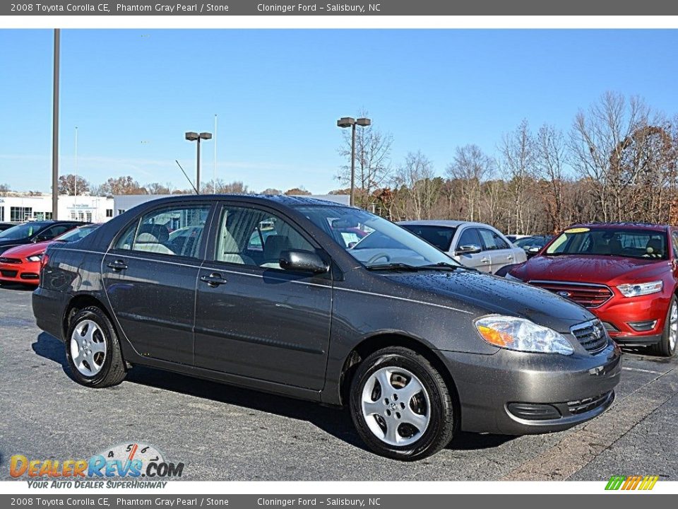 2008 Toyota Corolla CE Phantom Gray Pearl / Stone Photo #1