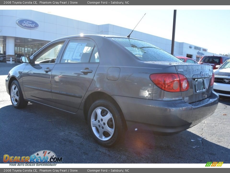 2008 Toyota Corolla CE Phantom Gray Pearl / Stone Photo #5