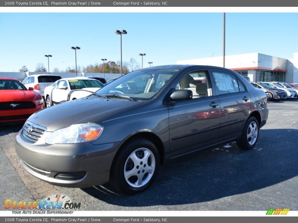 2008 Toyota Corolla CE Phantom Gray Pearl / Stone Photo #7