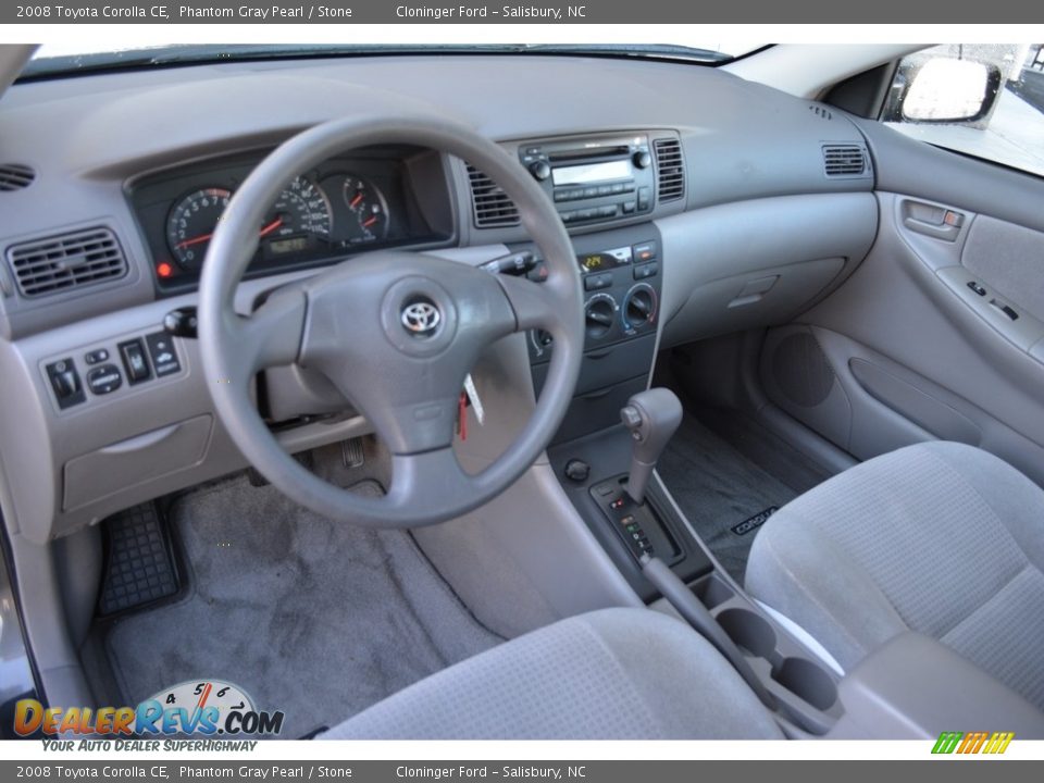 2008 Toyota Corolla CE Phantom Gray Pearl / Stone Photo #10