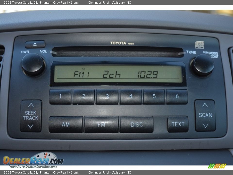 2008 Toyota Corolla CE Phantom Gray Pearl / Stone Photo #16