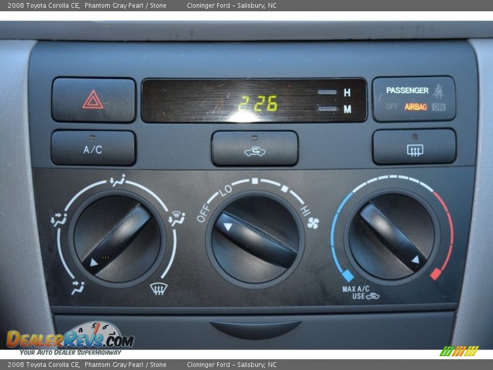 2008 Toyota Corolla CE Phantom Gray Pearl / Stone Photo #17