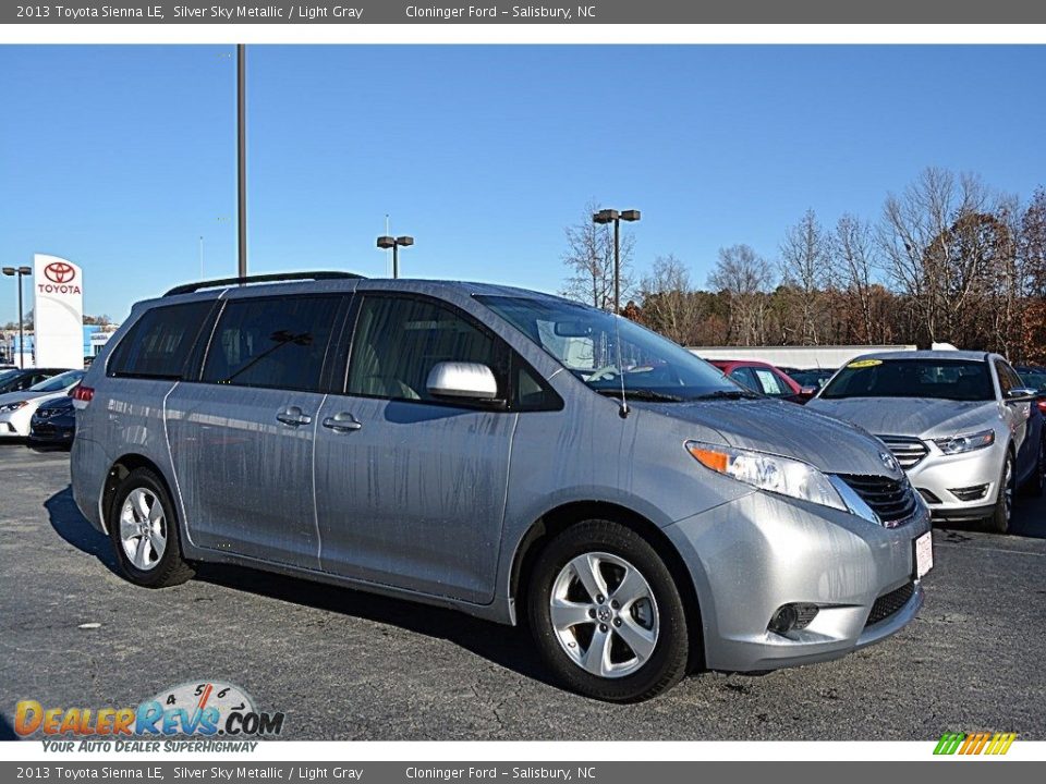 2013 Toyota Sienna LE Silver Sky Metallic / Light Gray Photo #1