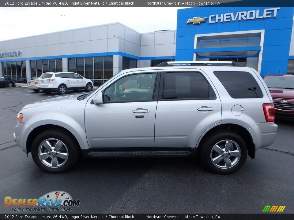 2012 Ford Escape Limited V6 4WD Ingot Silver Metallic / Charcoal Black Photo #3