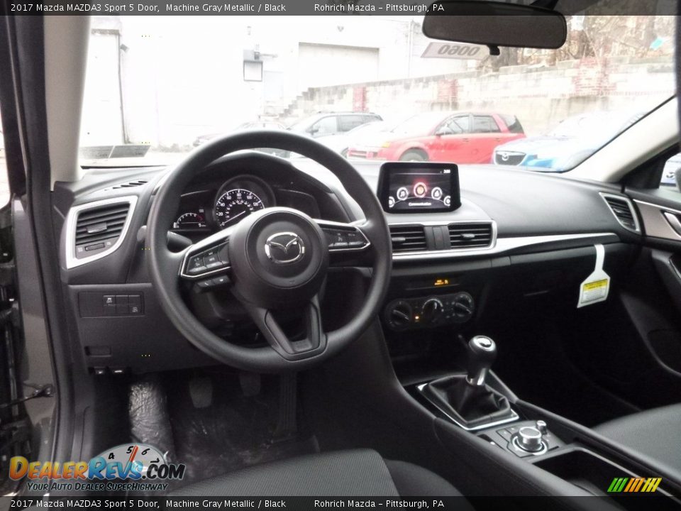 Black Interior - 2017 Mazda MAZDA3 Sport 5 Door Photo #9