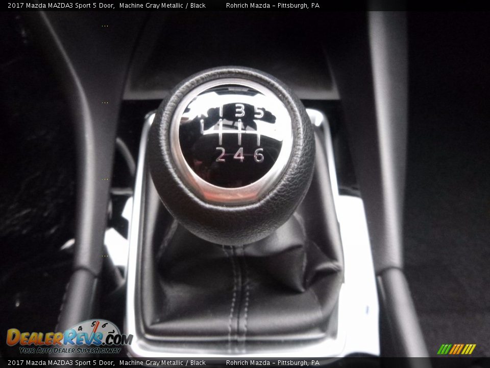 2017 Mazda MAZDA3 Sport 5 Door Machine Gray Metallic / Black Photo #17