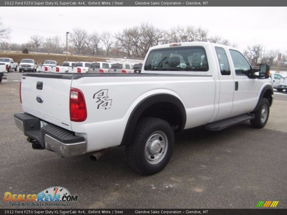 2012 Ford F250 Super Duty XL SuperCab 4x4 Oxford White / Steel Photo #3