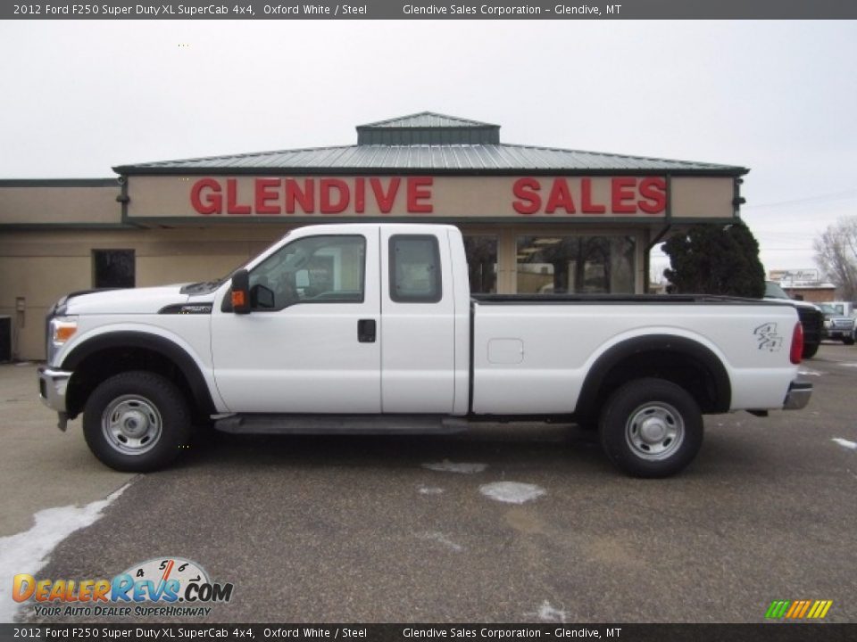 2012 Ford F250 Super Duty XL SuperCab 4x4 Oxford White / Steel Photo #5