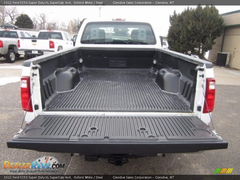 2012 Ford F250 Super Duty XL SuperCab 4x4 Oxford White / Steel Photo #9