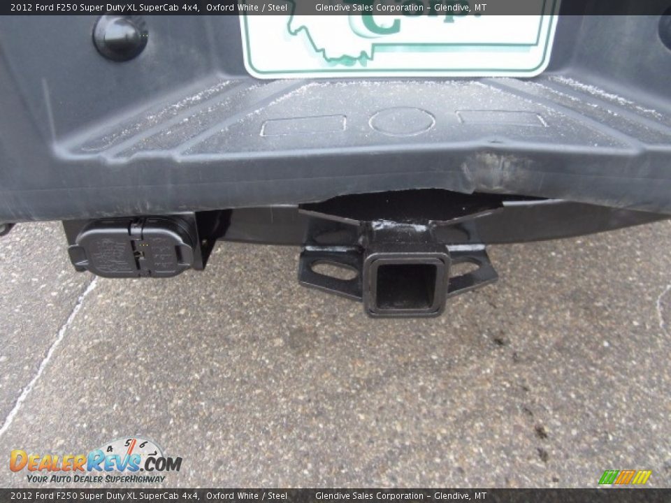 2012 Ford F250 Super Duty XL SuperCab 4x4 Oxford White / Steel Photo #10